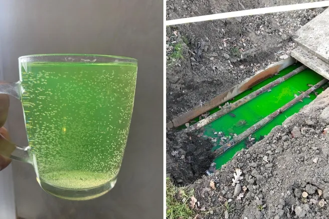 В Ростове из кранов снова потекла зелёная вода